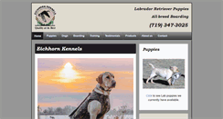 Desktop Screenshot of eichhornkennels.com